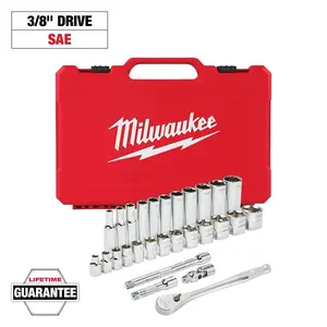 Milwaukee 48-22-9408 3/8" Drive 28pc Ratchet & Socket Set- SAE