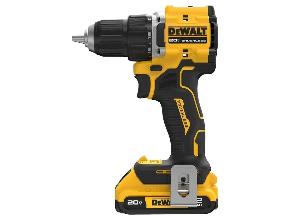 Black & Decker-Dewalt 20V Max Drill & Drive Kit (Model 120065) with Batteries, 2.0Ah Capacity, 1,650 Rpms No-Load, 1/2 in. Ratcheting Chuck, LED Work Light