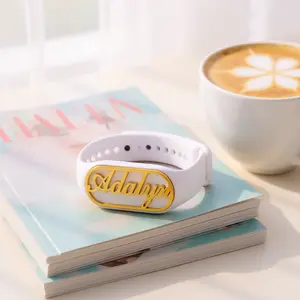 Custom Name Bracelet for Women Personalized Silicone Wristband with Gold Plated Nameplate Adjustable Engraved Jewelry Gift for Girls Teens Birthdays or Couples Made To Order