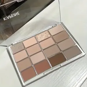 16 Colors Eyeshadow Palette, Highly Pigmented Palette, Matte & Glitter Eye Shadows Palette, Shimmering Eye Shadow Makeup Products for All Styles and Occasions, Cosmetic