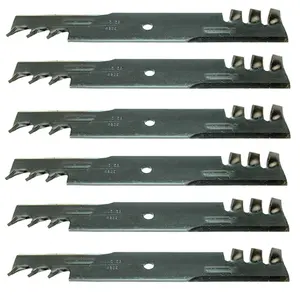 6 MADE Mower Mulching Blades Replacement for Ariens Ikon 52 XD 52" Deck Copperhead Blade