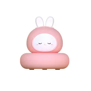 Voice-Activated Silicone Animal Night Light - Cute Nursing Lamp for Postpartum Use, Indoor Ambiance Light for Bedside, Indoor Use