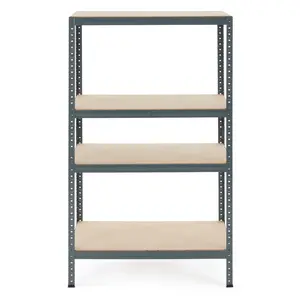 Trestles 36x60" 4 Adjustable Metal Shelves Garage Storage Unit, 500 lb Capacity