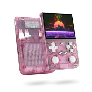 BATLEXP Portable Retro Handheld Game Console, Rechargeable Handheld Game Console with 3.5 Inch IPS Screen, Linux System Game Console Support Multi-language, Protection