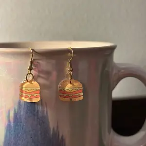 Hamburger Earrings
