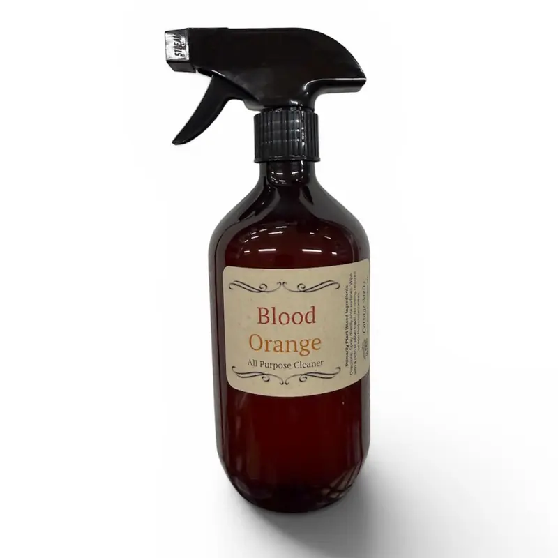 All Purpose Surface Cleaner • Scented • Spray & Jet Setting • Amber Bottle 16oz • Handcrafted Formula Primarily Plant-Based