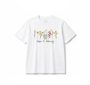 Wildflower Labor and Delivery Nurse Shirt for Work, Ob Nurse Shirt, Cute L and D tshirt, Graduation Gift for Future L&D Nurse, Midwife Gift Shirts