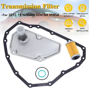 Transmission Filter Oil Pan Gasket Kit for Nissan Sentra Versa 2012-2019 | OE 33010-JF015 31726-28X0A 31726-3JX0A | Fits Maxima Murano Pathfinder Rogue