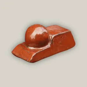 5232N16 - Copper Red Ceramic Bari Pot Feet - Sold Individually