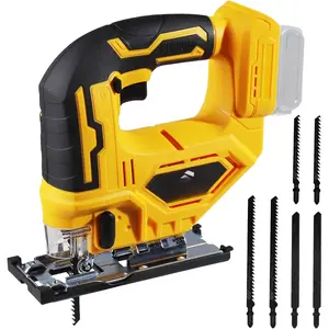 Cordless Jig  For  20V Max , Brushless Jigsaw For Straight//Bevel/Circle , 2700RPM, 3 Orbital Settings, 0-45? Bevel Cuts, Jigsaw Tool with LED Light ( Not Included)