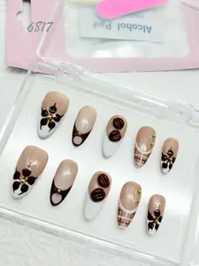 .DP.6817.Cool and stylish carved decorative nails