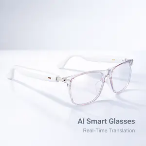 AI Smart Translation Glasses with Open-Ear Bluetooth Audio, Built-in Mic & Speakers, Hands-Free Smart Eyewear for Men & Women, Perfect for Travel, Work, Calls & Daily Use