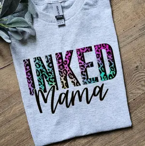 Cute Inked Mama popular tattoos tattooed mama momlife motherhood tee
