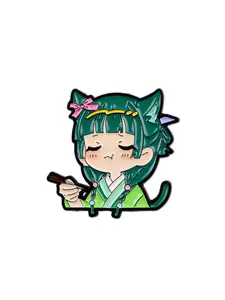 Anime Character Enamel Pin Badge, Unique Design Brooch Clip, Unisex Accessory for Backpacks and Clothes, Perfect Gift for Friends
