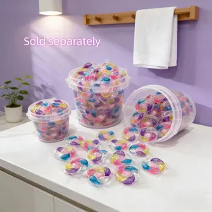 Laundry Detergent Balls, Long-Lasting Scent, Home Use & Travel Friendly, 400g/650g/800g/bucket Options, Clean & Fragrant