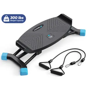 MERACH Balancing Machine, Leg Exercise Low Impact Plyometric Training Fun Cardio Trainer Full Body Aerobic Exercise Equipment