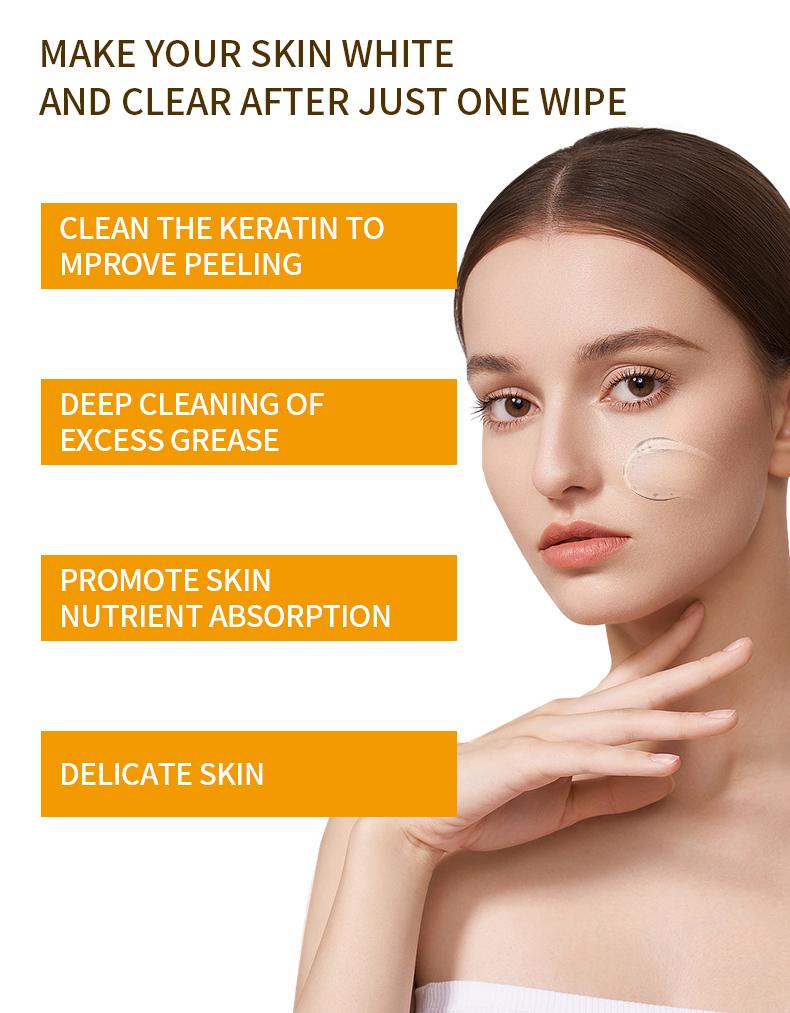 POUQUR Orange Enzyme Exfoliating Gel. Deeply cleanses facial skin , removes dead cells, while providing moisturization for both the face and body Gentle