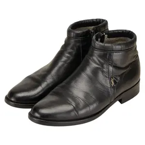 Pre-owned Yves Saint Laurent Others Small Leather Goods Saint Laurent YSL Leather Short Boots