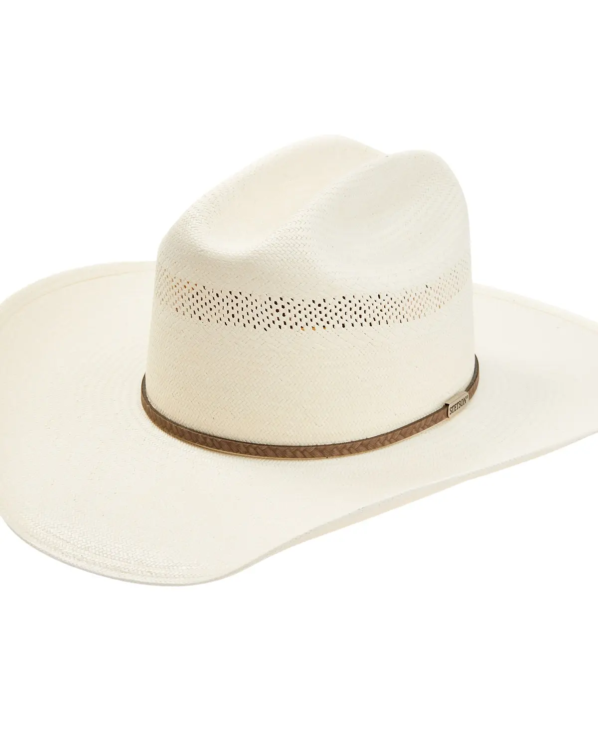 Stetson Unisex Plait 10X Straw Cowboy Hat - Ssplat-304281 Stetson Unisex Plait 10X Straw Cowboy Hat - Ssplat-304281