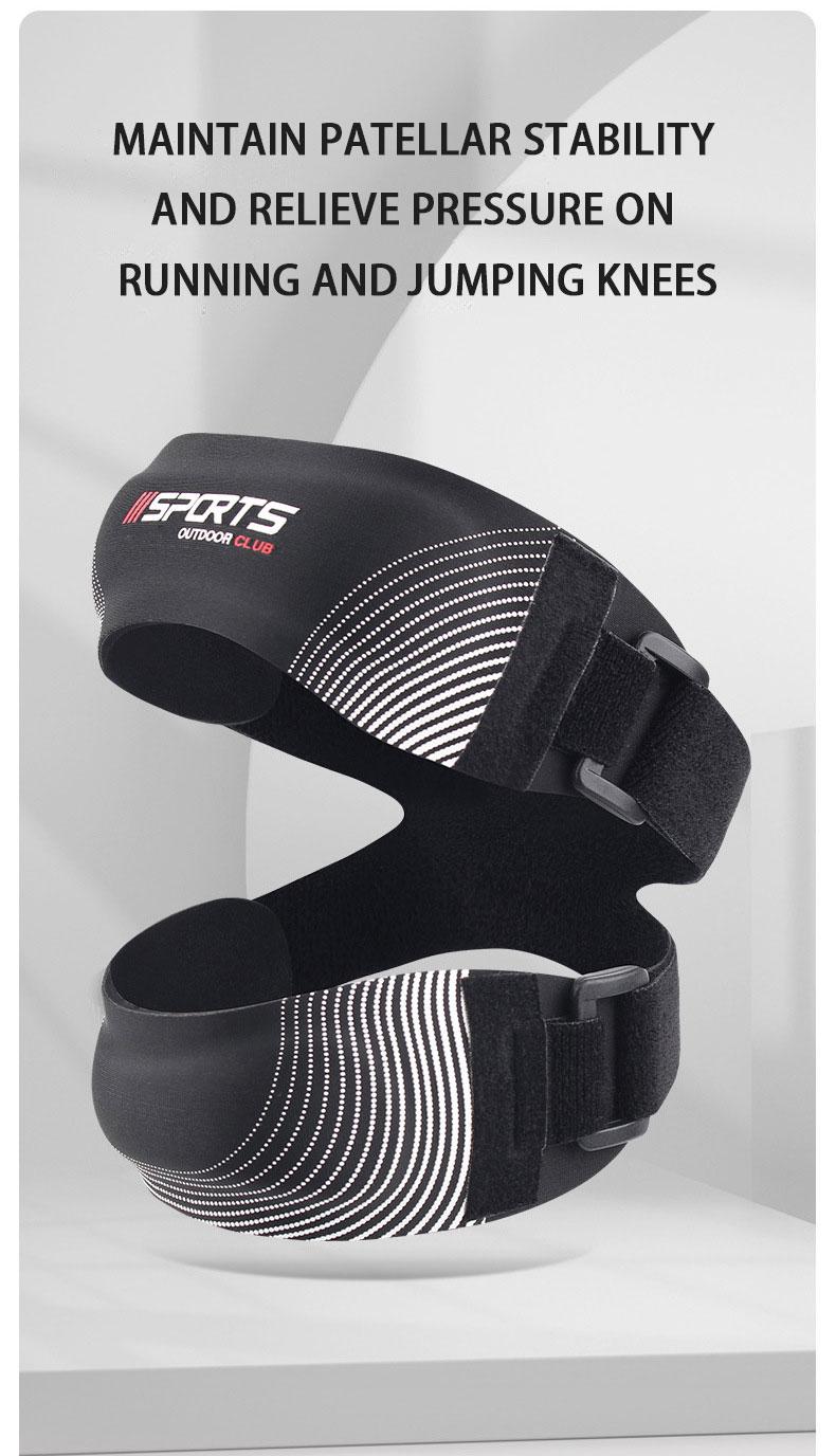 2PCS Adjustable Compression Knee Support with Patella - Unisex Heavy-Duty Joint Stabilizer for Running, Basketball (Gray/Blue/Black) - Premium Textile, Knee Compression Sleeve Men's Weightlifting Knee Guard Weightlifting Knee Sleeve Women's Knee Protector