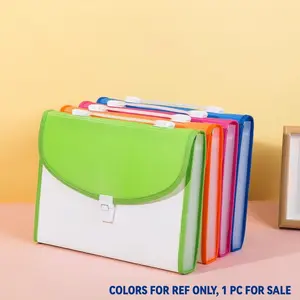 Large Capacity A4 Size Expandable Accordion File Folder with Multiple Pockets for Documents Receipts Invoices Student Papers and Office Organization