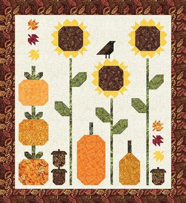 Expressions Batiks Feels Like Fall Quilt Kit - KTBT-1024 - Sandy Gervais for Riley Blake