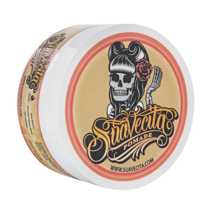 Suavecita Pomade Hair Styling Product - Nourishing Formula, 100% Hold, Unrivaled Shine, Water Soluble, Medium Hold, Textured Finish, Suitable for All Hair Types, Infused with Benzoic Acid & Disiloxane