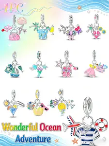 Ocean Vacation DIY Pendant Set, Elegant Shell Pendants, Perfect for Summer Cocktails & Holiday, Ideal Gift for Friends & Lovers, Unique Jewelry Accessories