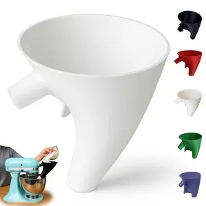 Flour Hopper Compatible with Kitchenaid Mixers, Nozzle for Directed Flow, Prevention of Overflow, Fits Kitchen Aid Artisan Ksm150