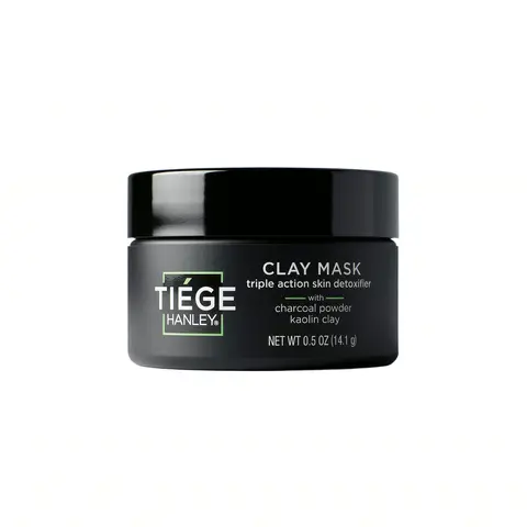 Tiege Hanley Detox Clay Mask w/ Charcoal + Kaolin - Deep Pore Cleanse + Oil Control (2 oz)