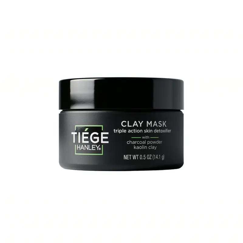 Tiege Hanley Detox Clay Mask w/ Charcoal + Kaolin - Deep Pore Cleanse + Oil Control (2 oz)