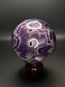 Chevron Amethyst Sphere | 1.67 lb