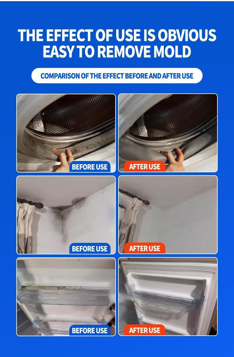 Wall Mold Remover 240ml Liquid Spray for Fast Effective Mold Removal Prevents Regrowth Special Formula Household Cleaner Sterilization and Mite Removal