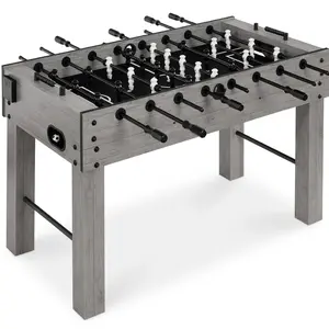 Best Choice Products Full Size 54in Regulation Foosball Table for Home, Game Room w/ 2 Balls, 2 Cup Holders