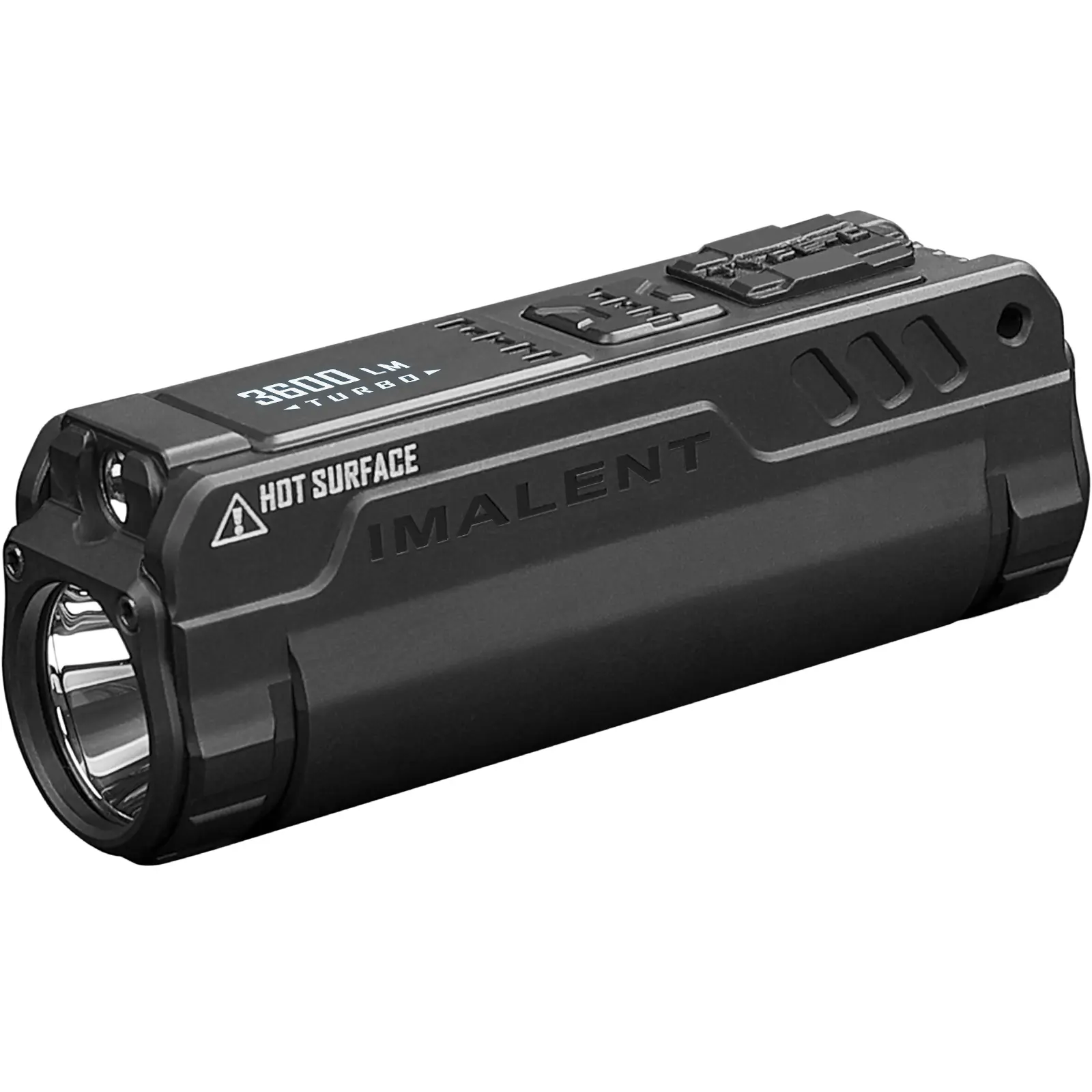 IMALENT BL50 Rechargeable EDC Flashlight 3600 Lumens, UV Light and White LED, High Lumens Portable Flashlights Dual Light Source Pocket Lights for Emergency and Camping Fluorescent Agents Battery survival supplies