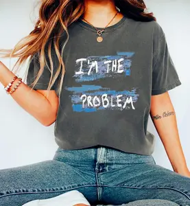 I’m The Problem Comfort Colors T-Shirt, Country Music Lover Tee, Vintage Concert Graphic Shirt, Aesthetic Country Fan Gift, Unisex Music Festival Tee
