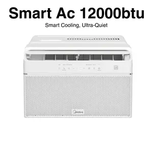 Midea U-Shaped Smart Window Air Conditioner 12000 BTU Gently Used Like New Condition. Ultra Quiet Inverter Tech and Energy Star Efficiency. Works with SmartHome App.