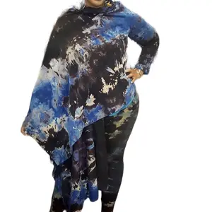 Dyed Wrap Jacket - Stylish Tie-Dye Design for Women's Fashion