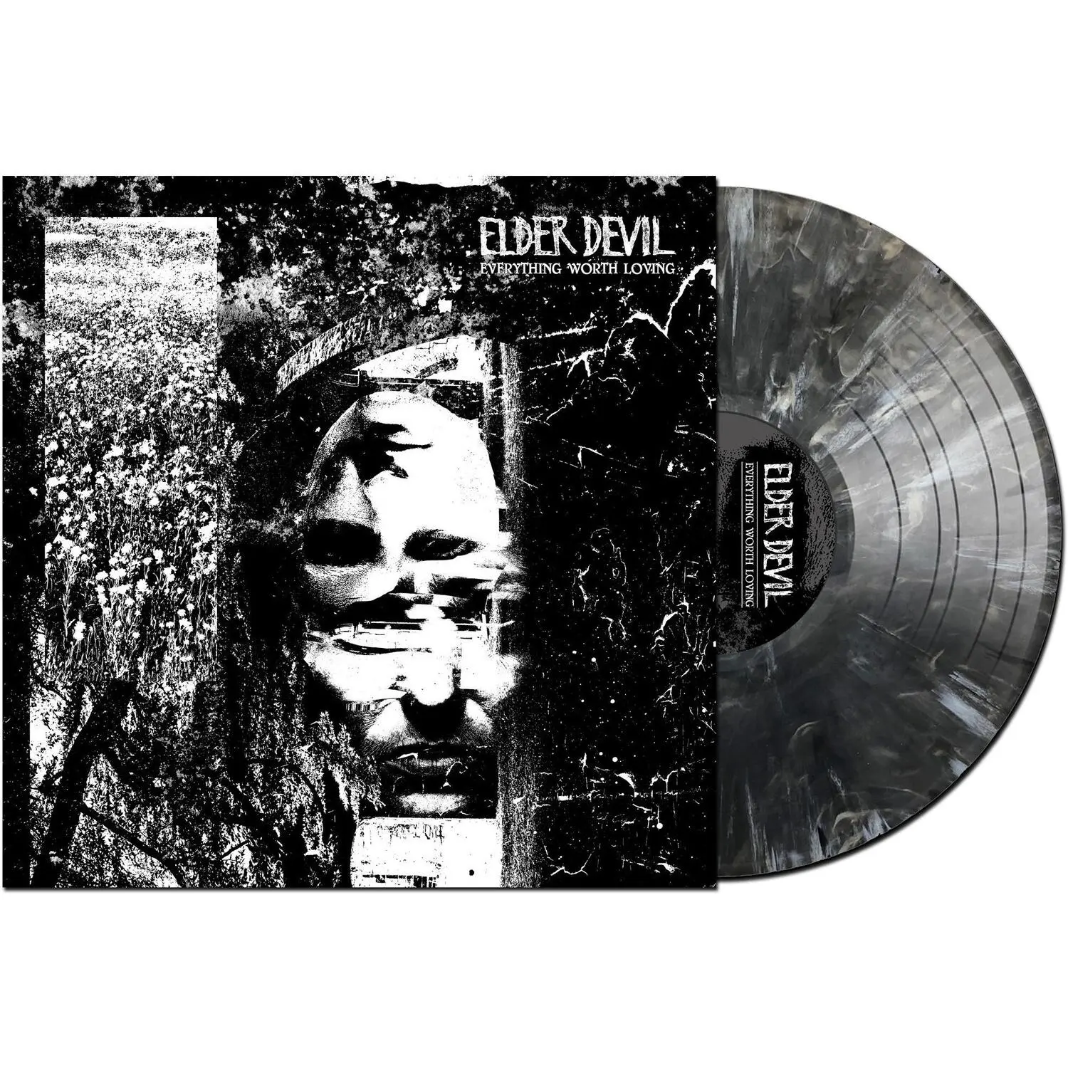 Elder Devil - Everything Worth Loving  [VINYL RECORD - LP] Black, Colored Vinyl, Gray