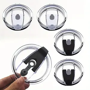 4PCS Splash Resistant Lid Sealing Lids, Seal Slimming Cup Replacement Lids, Anti-spill and Anti-splash Lid Covers,Reusable Replacement Lids for, Compatible for Travel, Bottle