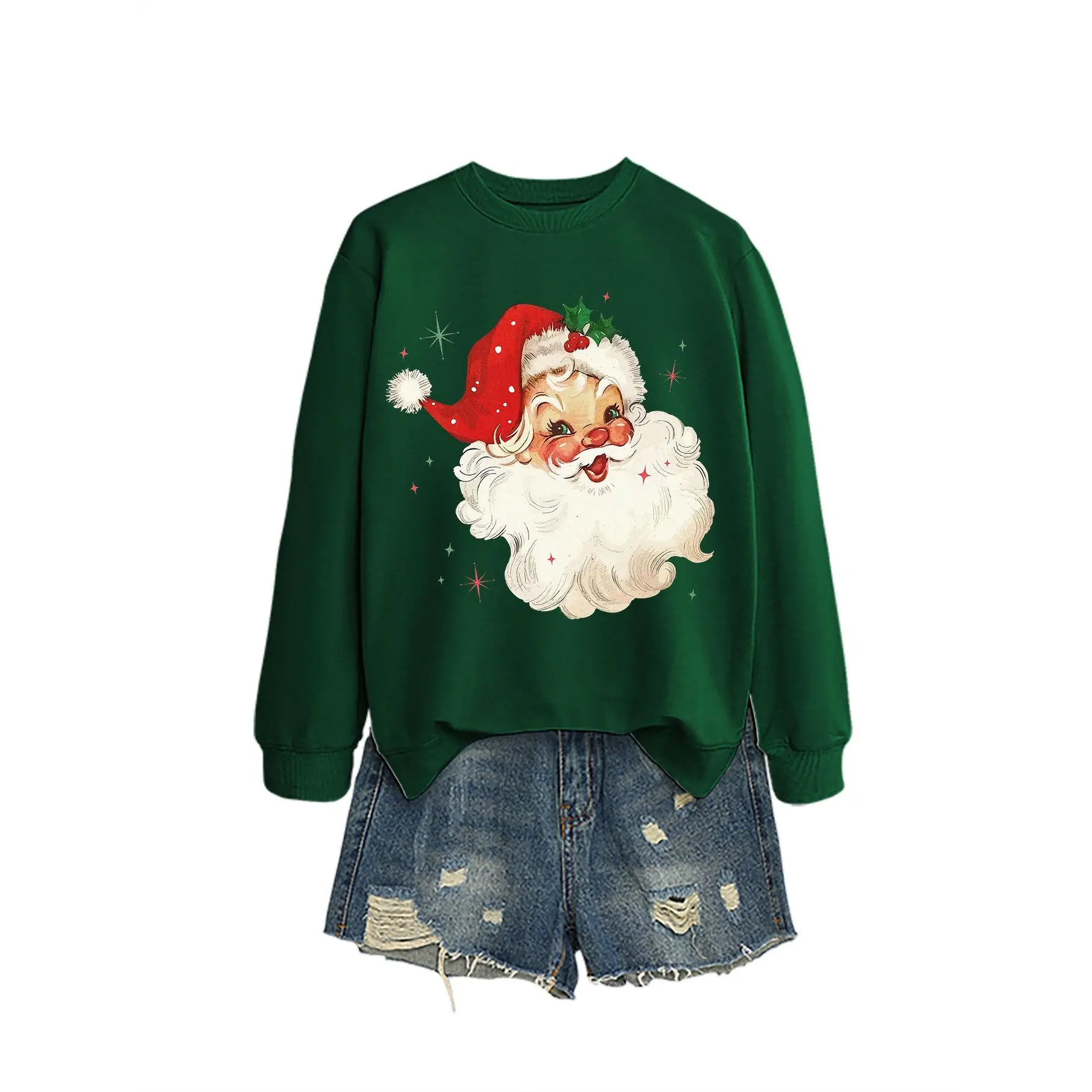 Deep green hoodie (color picture)