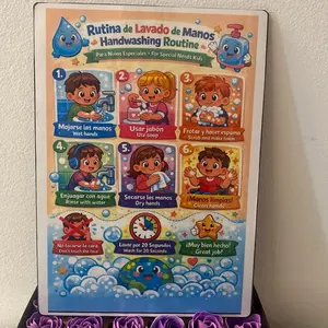Rutina del lavado de manos para niños