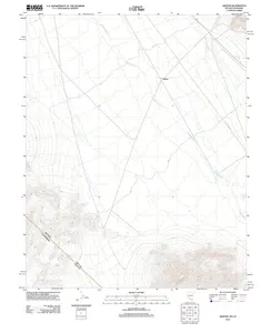 Ashton Nevada USGS Topographic Quadrangle Map, 2012, 1:24000