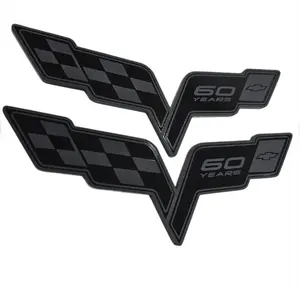 C6 60th anniversary edition emblems. Sold as pair.