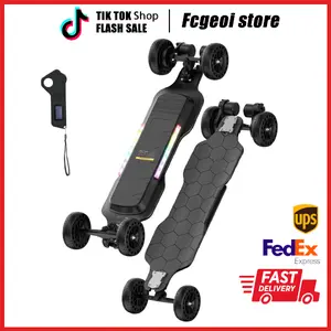 【Dealsforyou】V6/V6pro/V8/V10 Electric Skateboard with Remote 450W/500W/1200W/3000W Brushless Motor 12Mph/30Mph/32Mph Top Speed Electric Longboard for Adults & Teens High Wheels Silent Wheels Summervibes