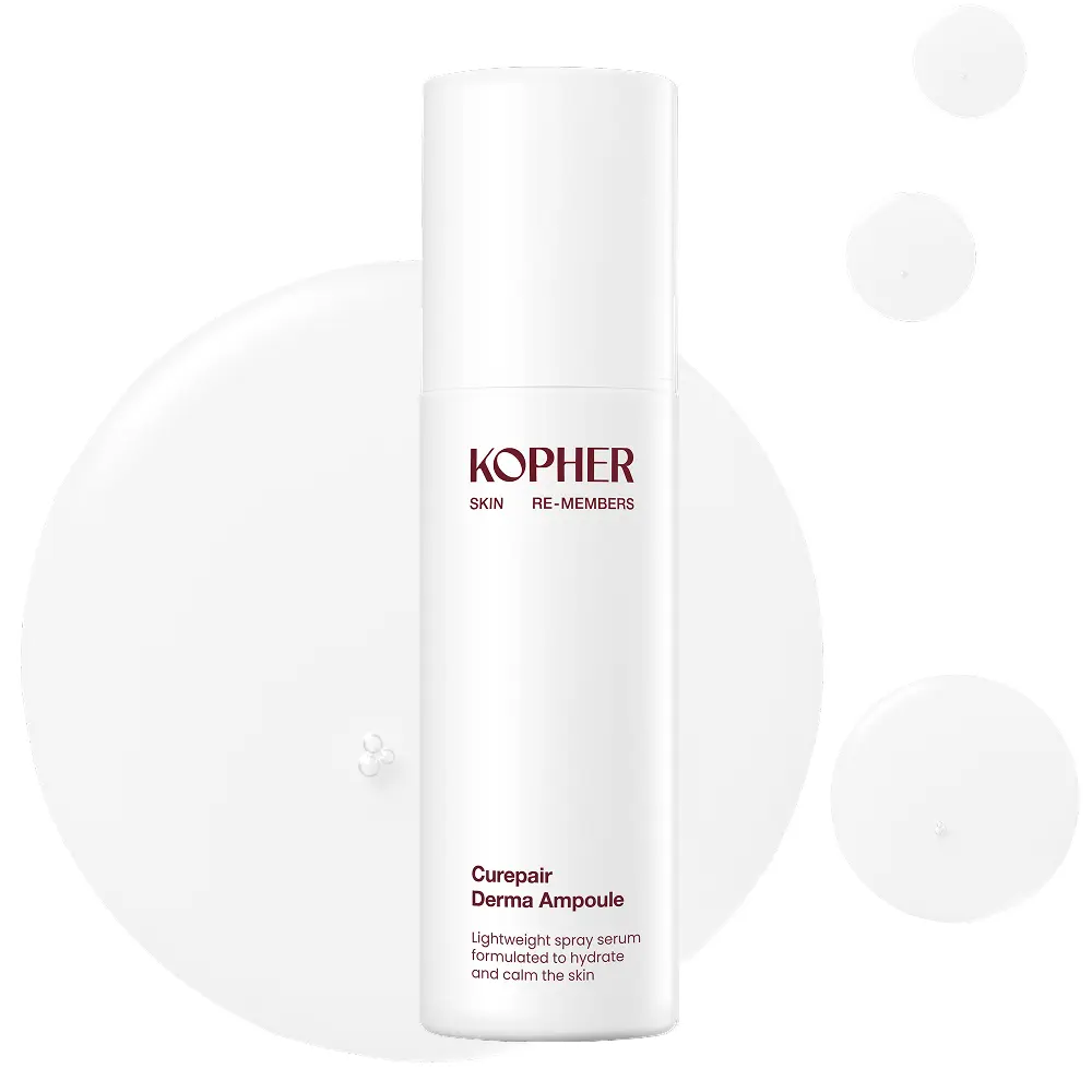 [KOPHER] Derma Ampoule Mist l Korean Skincare with 10GF, EGF Serum Mist, Mildly Acidic Mist, Redness & Soothing Care, Skin Barrier Repair, Improves Skin Tone 3.38 fl.oz.