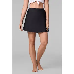 Women's Sandbar High-Waist Swim Skort | Black
