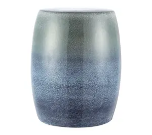 Cacia, 18.5 Inch, Ceramic Garden Stool by Valerie