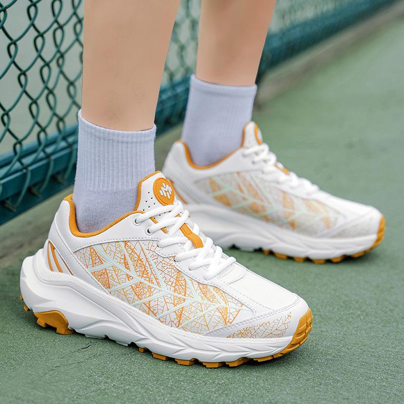 reverse Fashion Must-Have: Glowing Leaf Women’s Sneakers - Breathable DO1 Mesh Lining & Cold-Stick Craft for Durability