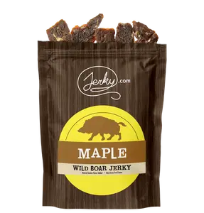 All-Natural Wild Boar Jerky - Maple
